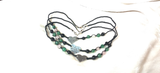 Custom Braided Gemstone Necklace