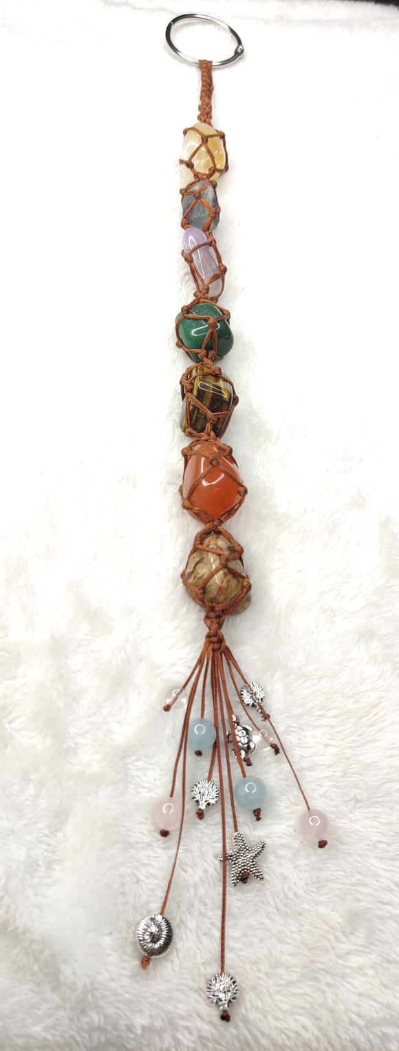 7 Chakra Braided Tassel Decoration