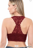 Stretch Lace Hourglass Back Bralette