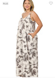 V-Neck Cami Maxi with Pockets