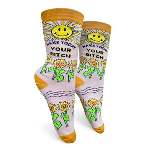 "Make Today Your Bitch" Socks